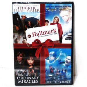 Hallmark 4 Film Collector's Set DVD THICKER THAN WATER/ANGEL in the...~BRAND NEW